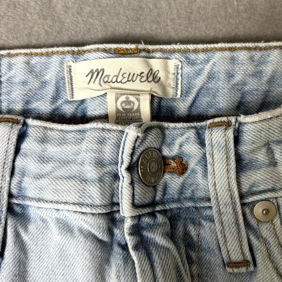 Madewell Women High Rise Weekend Curvy Perfect Vintage Jean Light Wash Denim 25 - Picture 5 of 6